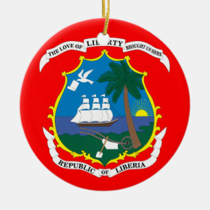 LIBERIA*-, keramiska julprydnadar Julgransprydnad Keramik