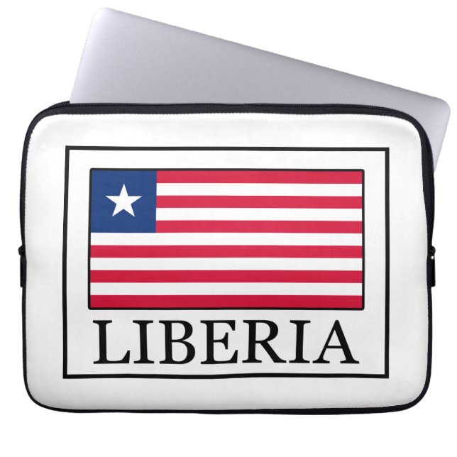 Liberia laptop sleeve (Framsidan)