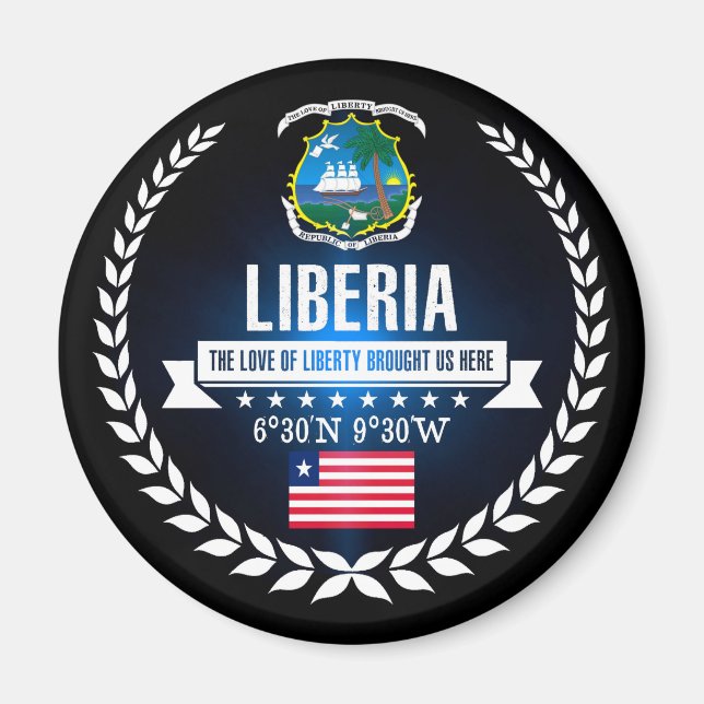 Liberia Magnet (Framsidan)
