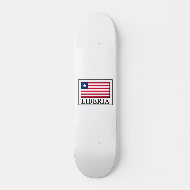 Liberia Old School Skateboard Bräda 18 Cm (Framsida)