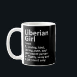 LIBERIAN GIRL LIBERIA Gift Funny Land Home Root Kaffemugg<br><div class="desc">LIBERIAN GIRL LIBERIA Gift Funny Land Home Roots Descent</div>