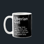 LIBERIAN GIRL LIBERIA Gift Funny Land Home Root Kaffemugg<br><div class="desc">LIBERIAN GIRL LIBERIA Gift Funny Land Home Roots Descent</div>