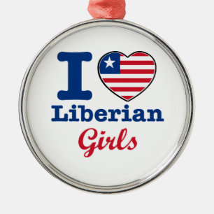 Liberiansk födelsedagdesign julgransprydnad metall