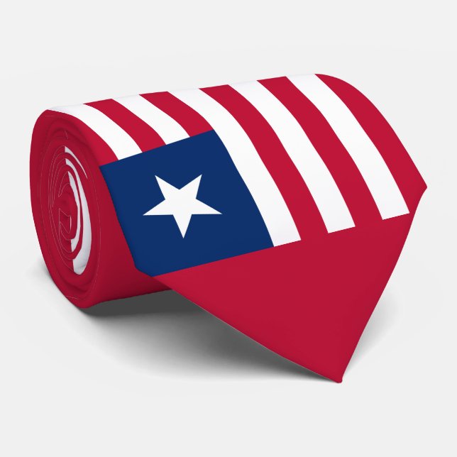 Liberianska Flagga (Liberia) Slips (Rullad)