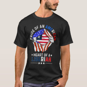Liberias amerikanska Pride Foreign Land Li T Shirt