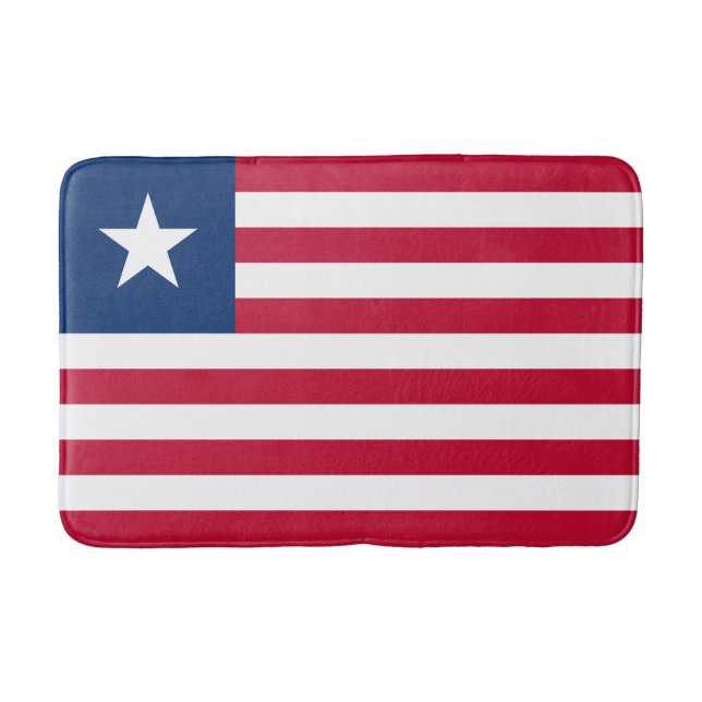 Liberias flagga badrumsmatta (Framsidan)