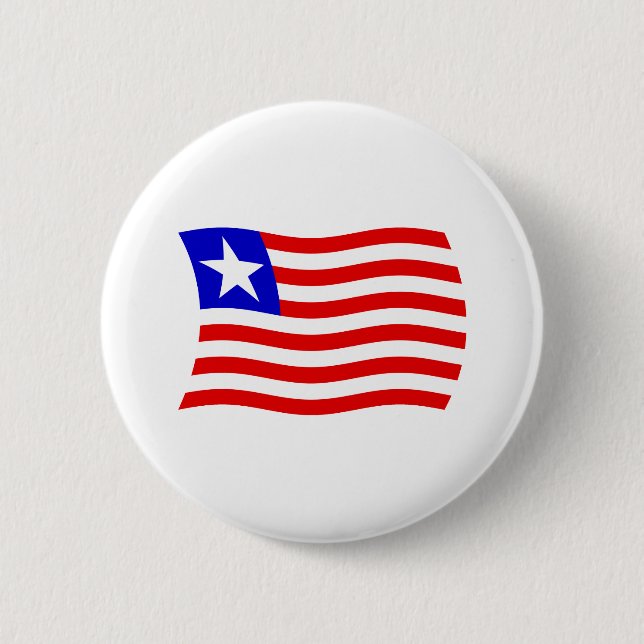 Liberias flagga knapp (Framsida)