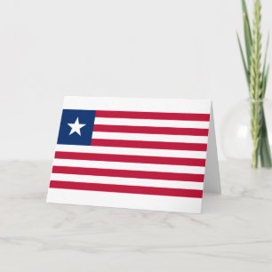Liberias flagga (Liberia) Kort
