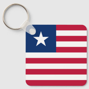 Liberias flagga nyckelring