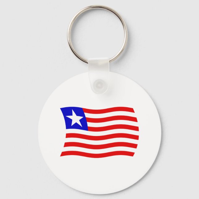 Liberias flagga Nyckelring (Framsida)