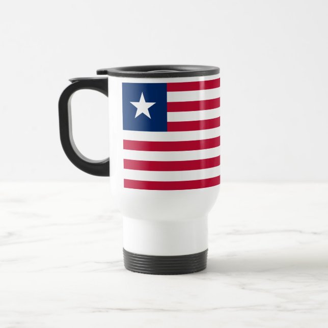 Liberias flagga resemugg (Vänster)