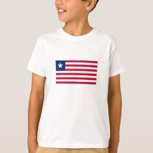 Liberias flagga t shirt