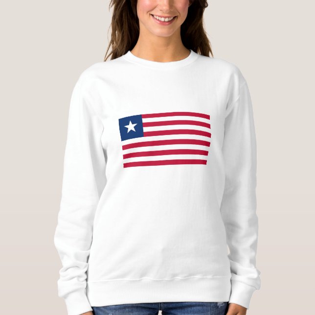 Liberias flagga t shirt (Framsida)