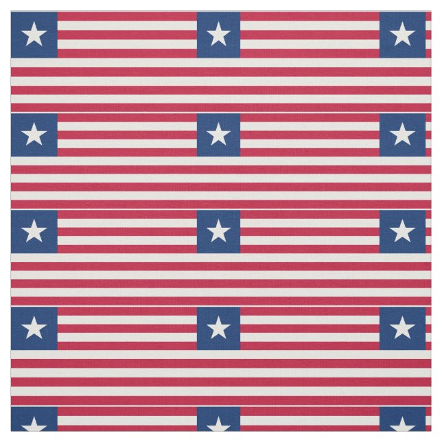Liberias flagga tyg (Provkarta)