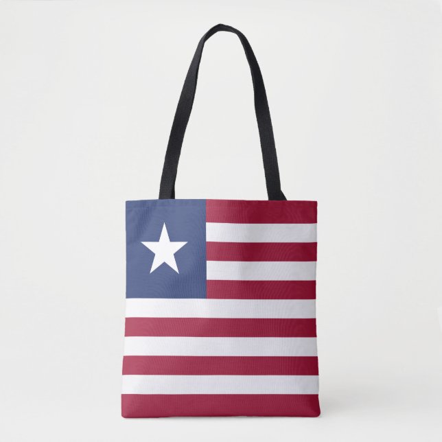 Liberias flagga tygkasse (Framsida)