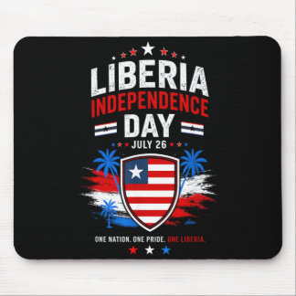 Liberias självständighetsdag 26 juli Liberia Flagg Musmatta