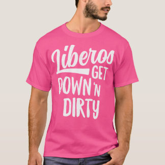 Liberos Ner N Dirty Volleyball Team Defence T Shirt