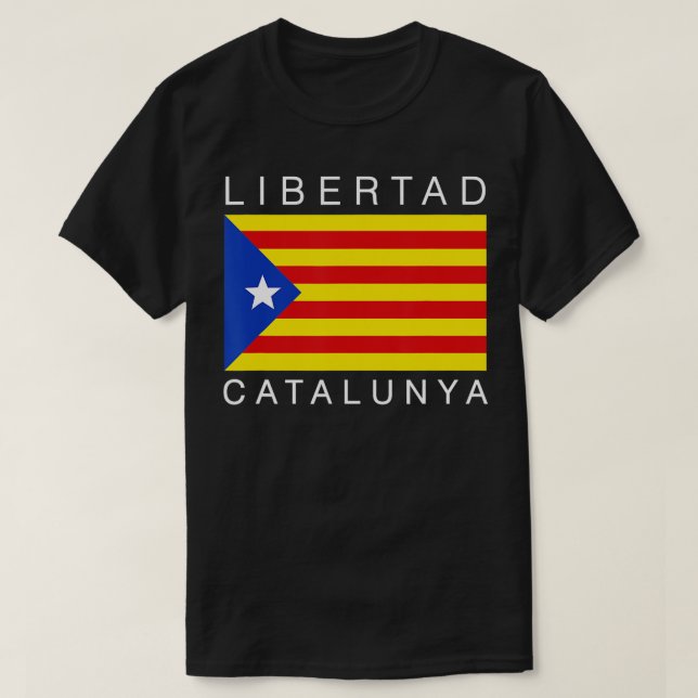 Libertad Catalunya Catalonia Independence T Shirt (Design framsida)