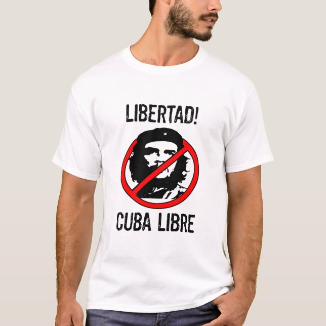 Libertad! Kuba Libre! Sötskjorta T Shirt (Framsida)