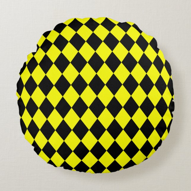 Libertarian alice pattern rund kudde (Framsidan)