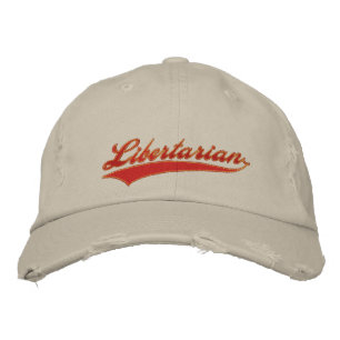 Libertarian Embroiderade Hat Broderad Keps