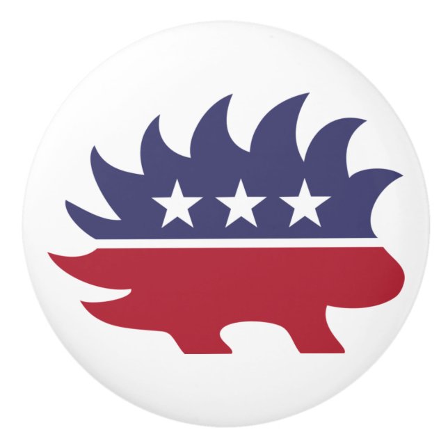 Libertarian Party Porcupine Symbol Knopp (Framsidan)