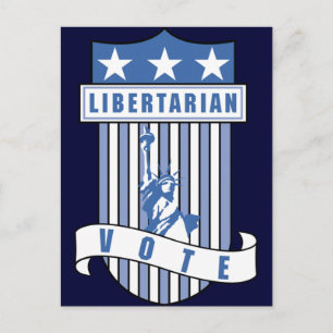Libertarian Party Vykort