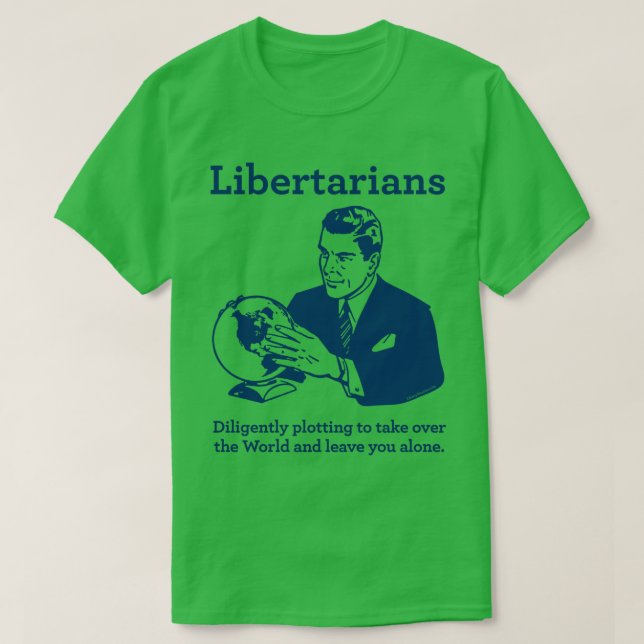 Libertarian Plot T Shirt (Design framsida)