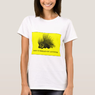 Libertarian Porcupine "Gadsden" Version T Shirt