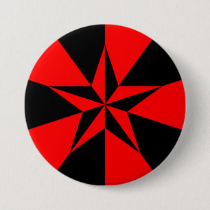 Libertarian-socialistisk Flagga Knapp