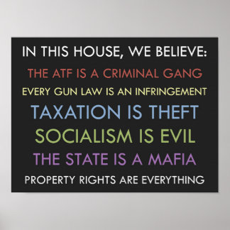 Libertarian, vi tror Poster