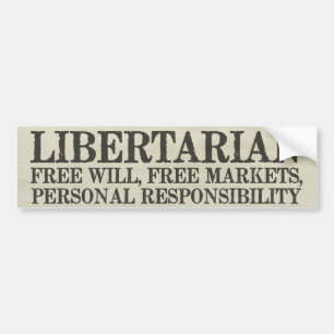 Libertarianismbildekal Bildekal