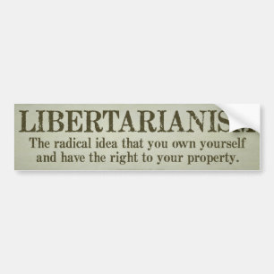 Libertarianismbildekal Bildekal