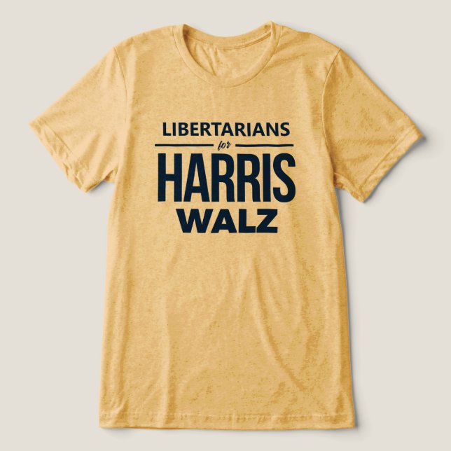 LIbertarians for Harris Walz T Shirt (Design Framsida)