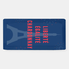 Liberté Égalité Chardonnay Funny Eiffel Torn Vin