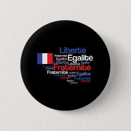 Liberté Égalité, Fraternité fransk medborgareMotto Knapp