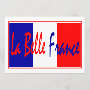 Liberté, Egalité, Fraternité - Fransk Theme Event Inbjudningar