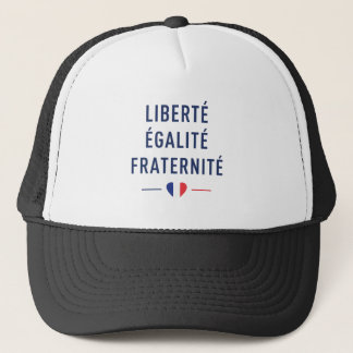 Liberté Égalité Fraternité Fransk Trikolorfärgad m Keps