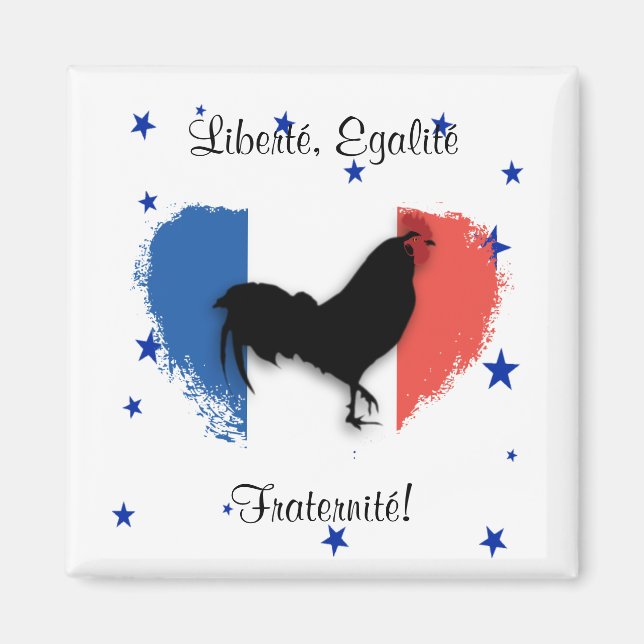 Liberté, Egalité, Fraternité Magnet (Framsidan)