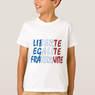 Liberte Egalite Fraternite produkter Tee Shirt