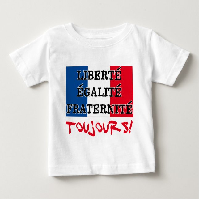 Liberte Egalite Fraternite Toujours Tröja (Framsida)