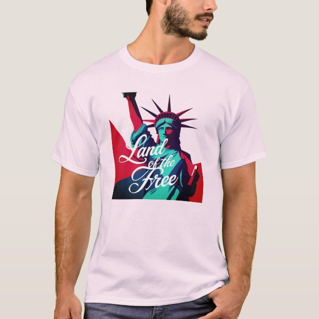Libertets elegans t shirt (Framsida)