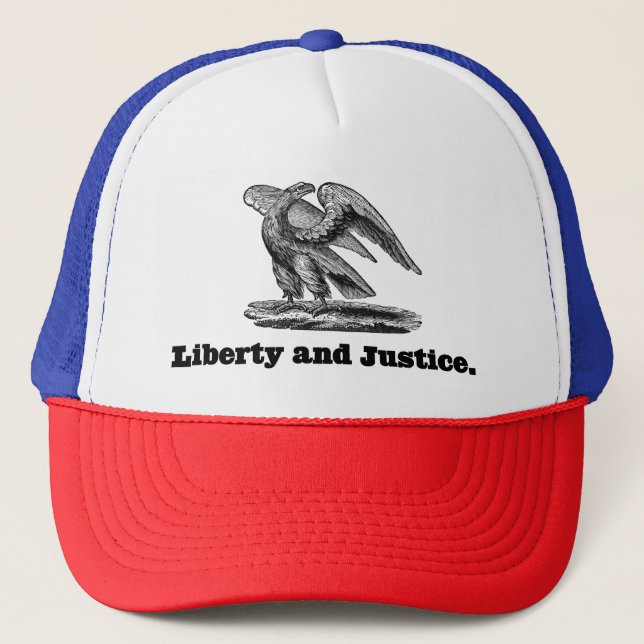 Liberty and Justice Eagle Americana Patriotic Art Keps (Framsida)