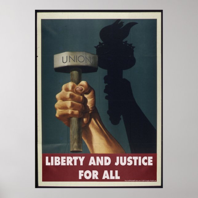 Liberty and Justice for All - ProUnion Poster (Framsidan)