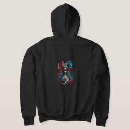"Liberty and Justice" Fullt-Zip Hoodie. T-Shirt