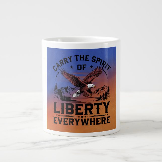 Liberty-andan Jumbo Mugg (Framsidan)