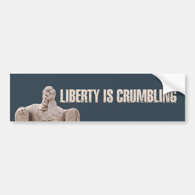 Liberty är Crumbling humper-dekalen Bildekal (Framsidan)