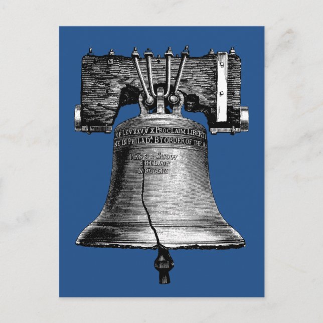 Liberty Bell, 1800-talet Vykort (Framsida)
