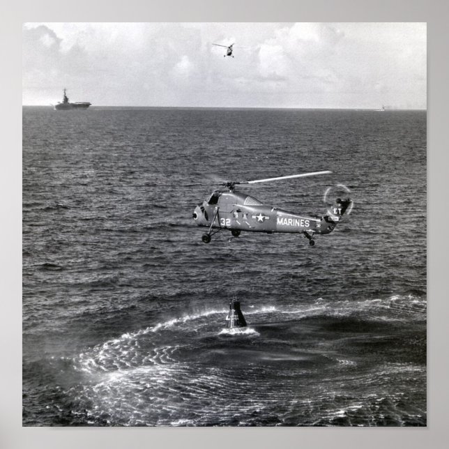 Liberty Bell 7 Splashdown & Recovery Poster (Framsidan)