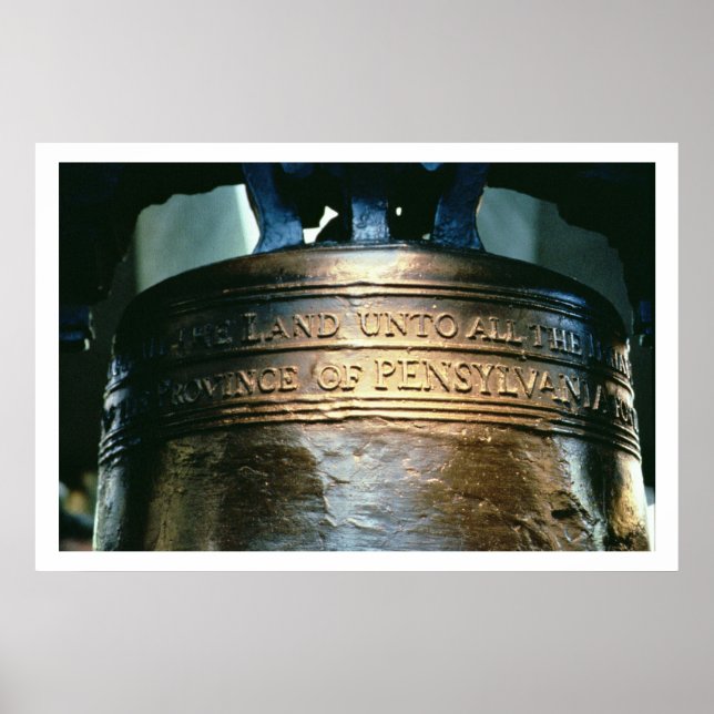 Liberty Bell, beställd 1751 (bronze) (se en Poster (Framsidan)